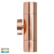 Tivah Up & Down Wall Pillar Light Solid Copper with 9in1 CCT GU10
