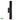 Dugo Up & Down Wall Pillar Light 240v IP65 3W Tri Colour - Black