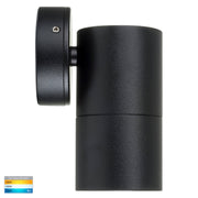 Tivah Single Fixed Wall Pillar Light Black with 9in1 CCT GU10