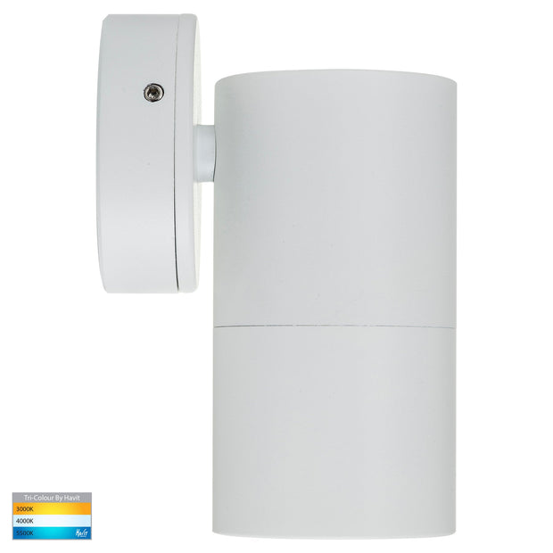Tivah Single Fixed Wall Pillar Light White with 9in1 CCT GU10