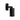 Mini Tivah 12v Single Adjustable Wall Pillar Light Black with 3w LED MR11