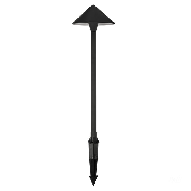 Forn Bollard Light Spike Antique Brass 3.2w Tri Colour 12v 225mm