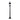 Newark 1000mm Post Light Black 8w E27 Warm White