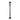 Fibra 1000mm Post Light Black 8w E27 Warm White