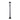 Fibra 1000mm Post Light Black 8w E27 Warm White