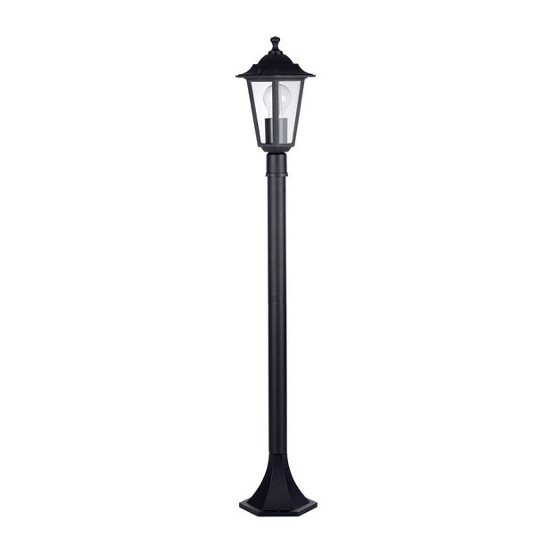 Fibra 1000mm Post Light Black 8w E27 Warm White
