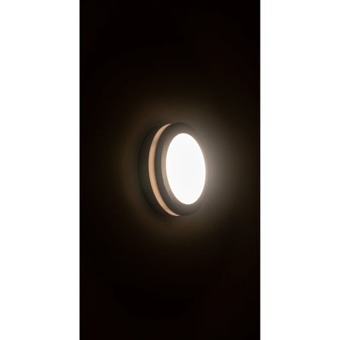 Nava 12V 5w 3CCT Surface Mounted Step Light Open Face Black