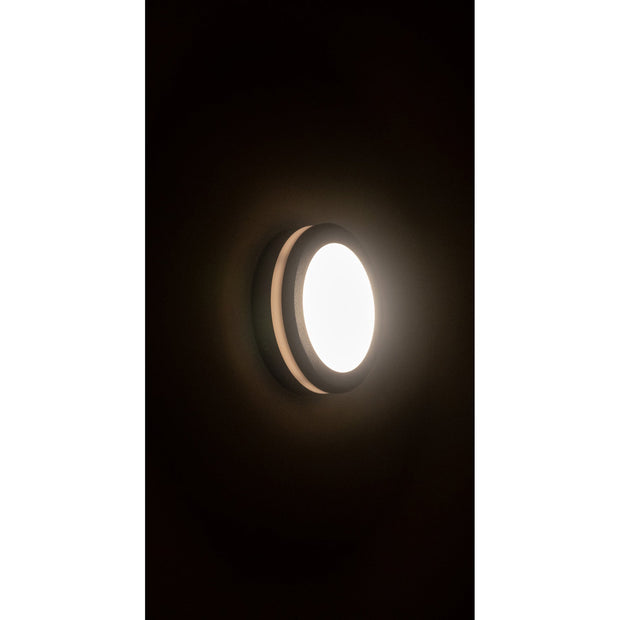 Nava 12V 5w 3CCT Surface Mounted Step Light Open Face Black