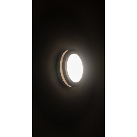 Nava 12V 5w 3CCT Surface Mounted Step Light Open Face Black