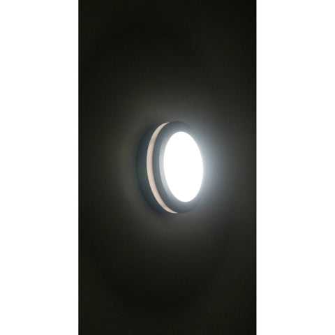 Nava 12V 5w 3CCT Surface Mounted Step Light Open Face Black