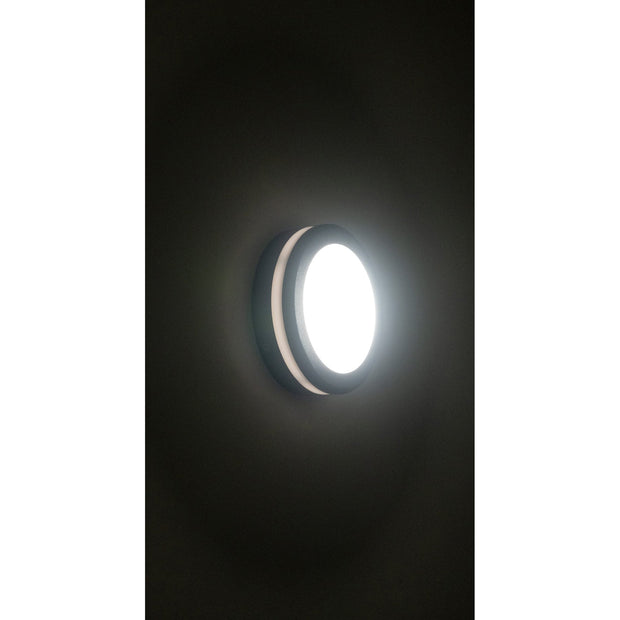 Nava 12V 5w 3CCT Surface Mounted Step Light Open Face Black