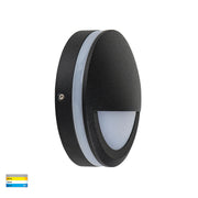 Nava 240V 5w 3CCT Surface Mounted Step Light with Eyelid Black