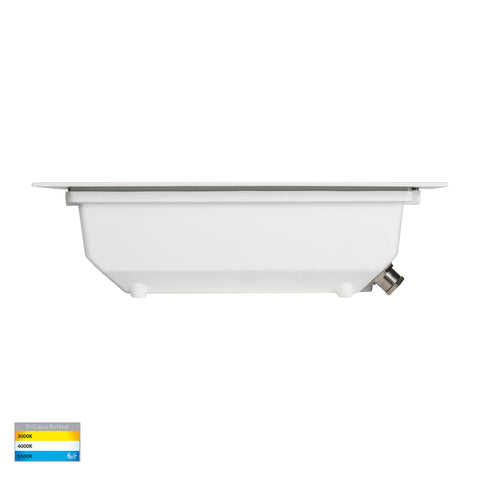 Bata 240v 10w CCT LED Recessed Brick Light White Plain Face