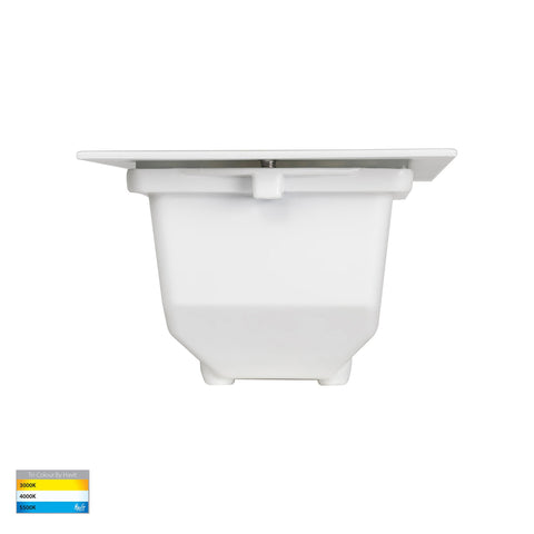 Bata 240v 10w CCT LED Recessed Brick Light With White Grill Cover