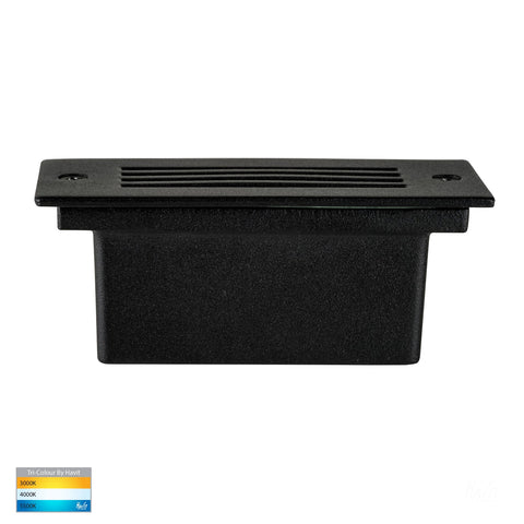 Bata Recessed 6w CCT 12v Brick Light with Black Grill Cover