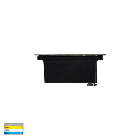 Bata 240v 3w CCT LED Recessed Brick Light With 316 Stainless Steel Plain Face