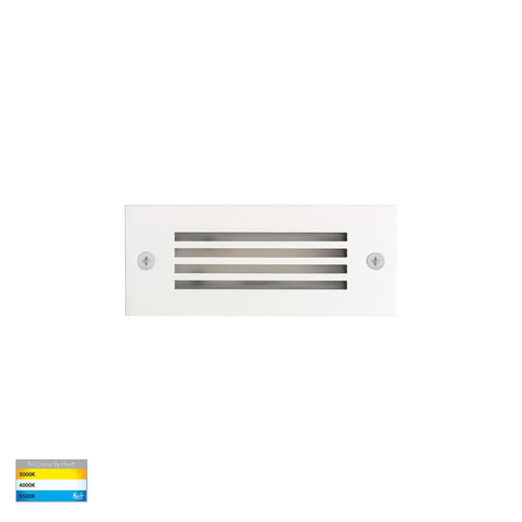 Bata 12v 3w CCT LED Recessed Brick Light With White Grill Cover