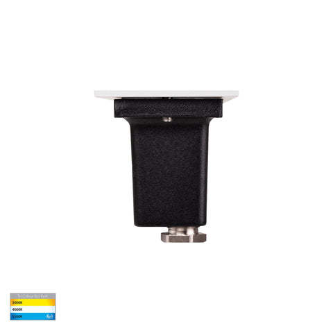 Bata 12v 3w CCT LED Recessed Brick Light With White Grill Cover
