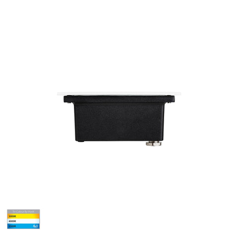 Bata 12v 3w CCT LED Recessed Brick Light With White Grill Cover