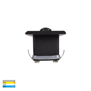 Paso 240v 3w 3CCT LED Recessed Large Rectangle Black Step Light with PIR Sensor