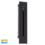 Paso 240v 3w 3CCT LED Recessed Large Rectangle Black Step Light with PIR Sensor