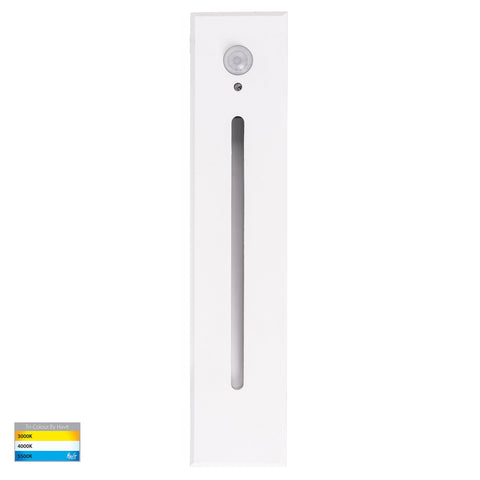 Paso 240v 3w 3CCT LED Recessed Large Rectangle White Step Light with PIR Sensor