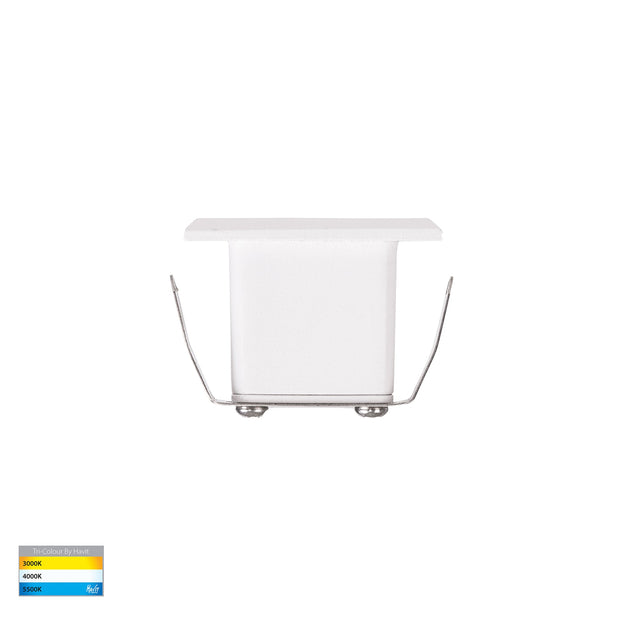 Paso 240v 3w 3CCT LED Recessed Large Rectangle White Step Light with PIR Sensor