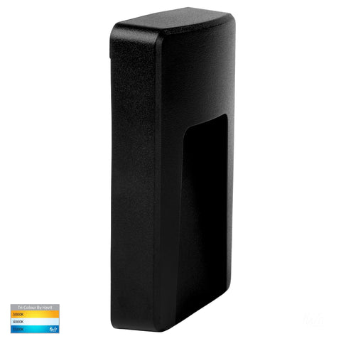 HV3223T-BLK Seefore Rectangular Black 12v Surface Mounted PC 3w CCT 12v Step Light