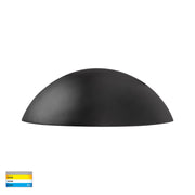 Curva 12V 7w 3CCT LED IP65 Curved Black Surface Mounted Wall Light