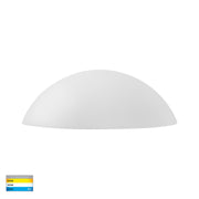 Curva 12V 7w 3CCT LED IP65 Curved White Surface Mounted Wall Light