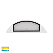 Curva 12V 7w 3CCT LED IP65 Curved White Surface Mounted Wall Light