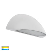 Curva 12V 7w 3CCT LED IP65 Curved White Surface Mounted Wall Light