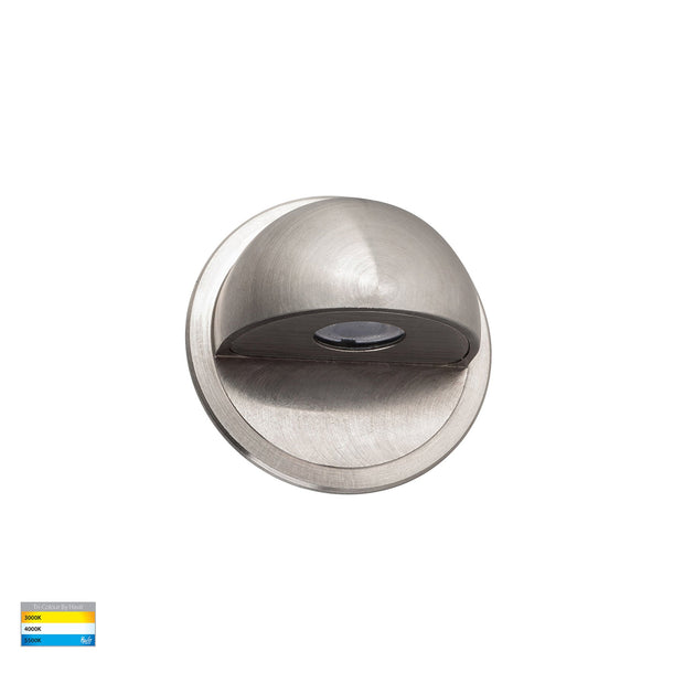 HV3263T Sako Recessed Round Eyelid 1.5w CCT 12v Step Light 316 Stainless Steel