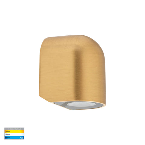 Patra 12v 1.5w 3CCT LED IP65 Surface Mounted Step Light Solid Brass