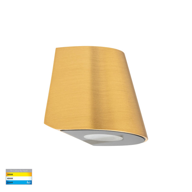 Karval 12v 1.5w 3CCT LED IP65 Surface Mounted Step Light Solid Brass