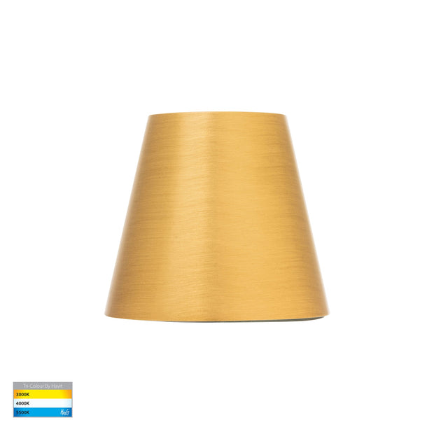 Karval 12v 1.5w 3CCT LED IP65 Surface Mounted Step Light Solid Brass