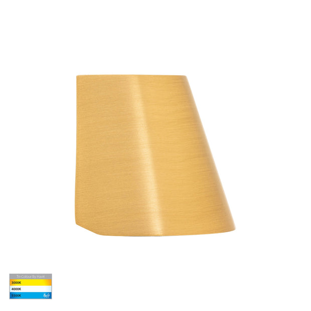 Karval 12v 1.5w 3CCT LED IP65 Surface Mounted Step Light Solid Brass