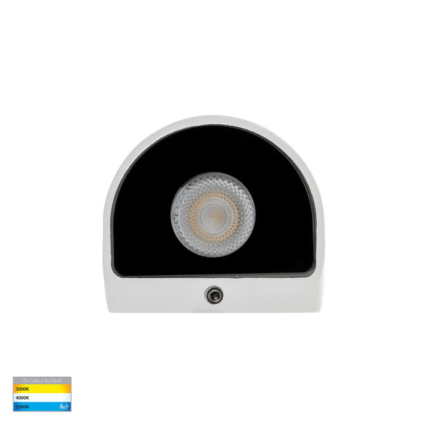 Karval 12v 1.5w 3CCT LED IP65 Surface Mounted Step Light White