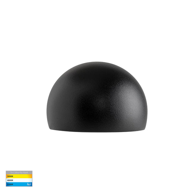 Serres 12v 1.5w 3CCT LED IP65 Surface Mounted Step Light Black