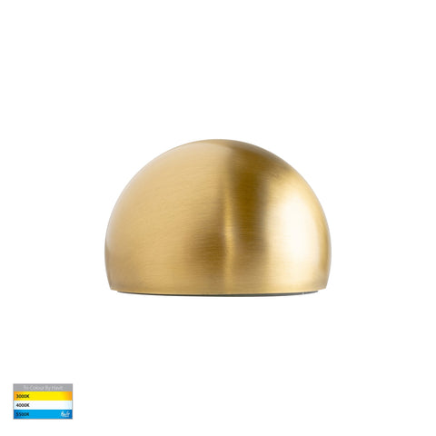 Serres 12v 1.5w 3CCT LED IP65 Surface Mounted Step Light Solid Brass
