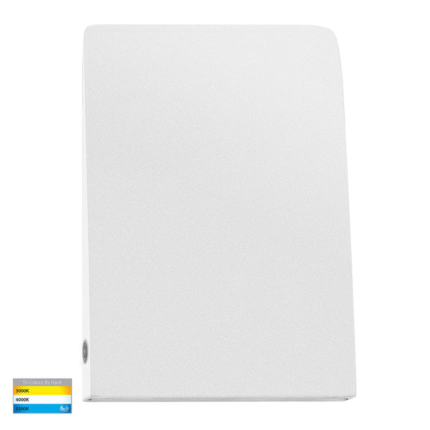Pelase 12v 3w 3CCT LED IP65 Tall Surface Mounted Step Light White