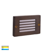Ardam 12v 3w 3CCT LED IP65 Surface Mounted Step Light Antique Brass