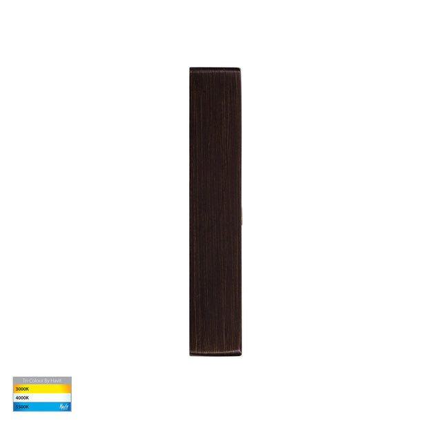 Ardam 12v 3w 3CCT LED IP65 Surface Mounted Step Light Antique Brass