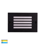 Ardam 12v 3w 3CCT LED IP65 Surface Mounted Step Light Black