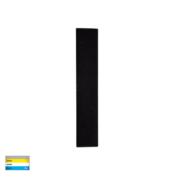 Ardam 12v 3w 3CCT LED IP65 Surface Mounted Step Light Black
