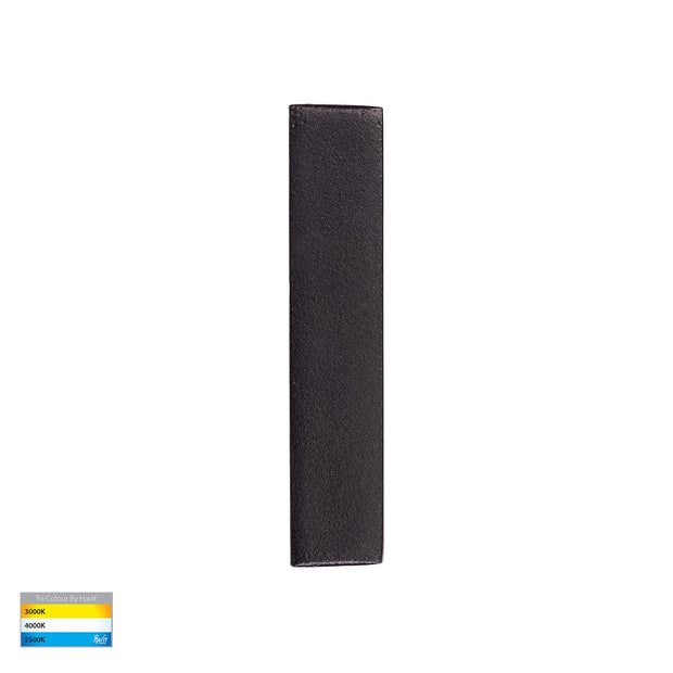 Ardam 12v 6w 3CCT LED IP65 Surface Mounted Step Light Black