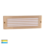 Ardam 12v 6w 3CCT LED IP65 Surface Mounted Step Light Solid Brass