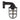 Marina IP54 Black Polycarbonate Wall Light 8w E27 Warm White