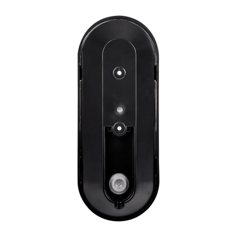 Lume IP65 Black Polycarbonate Wall Light 8w E27 Warm White