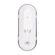 Lume White IP65 Polycarbonate Wall Light 8w E27 Warm White